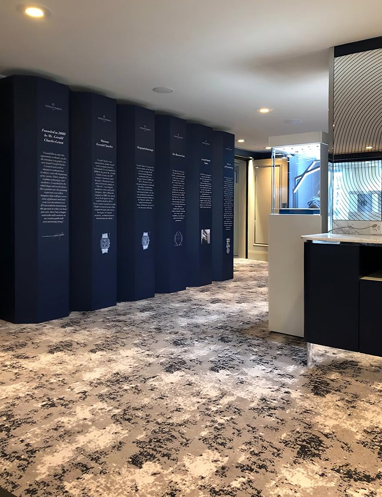 allestimento negozio Gerald Charles