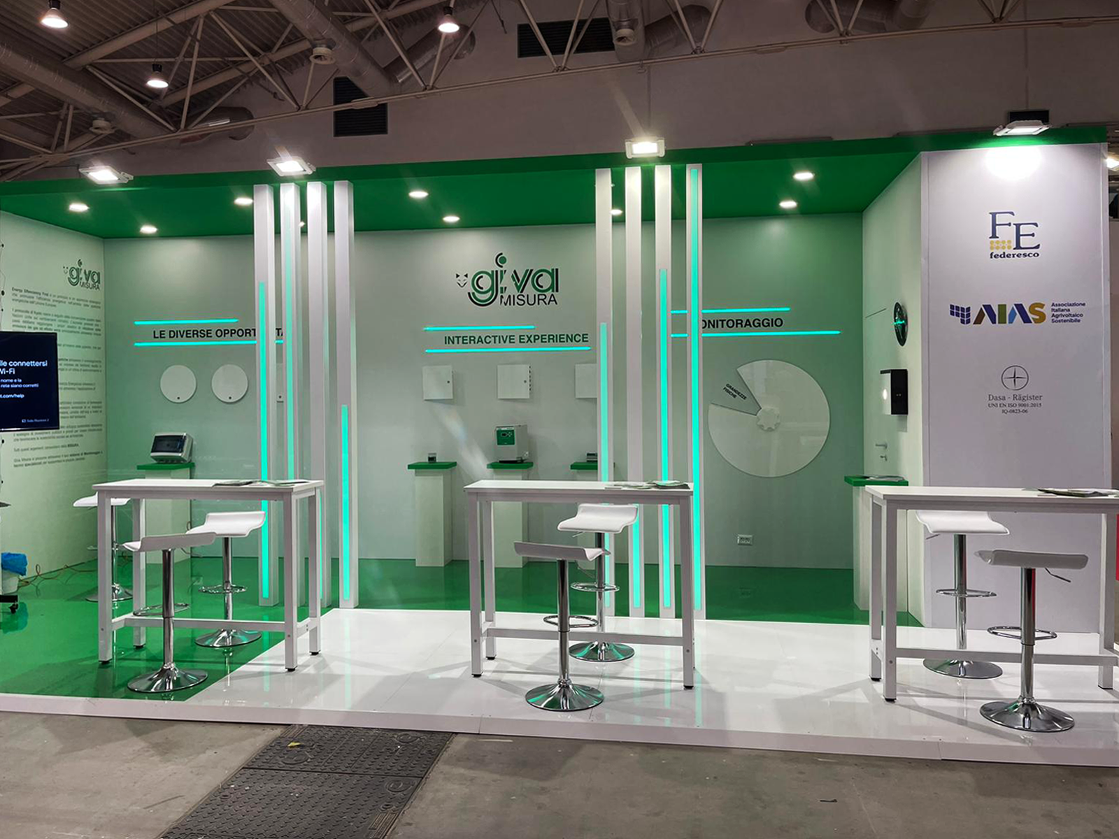 stand fieristico personalizzato per giva